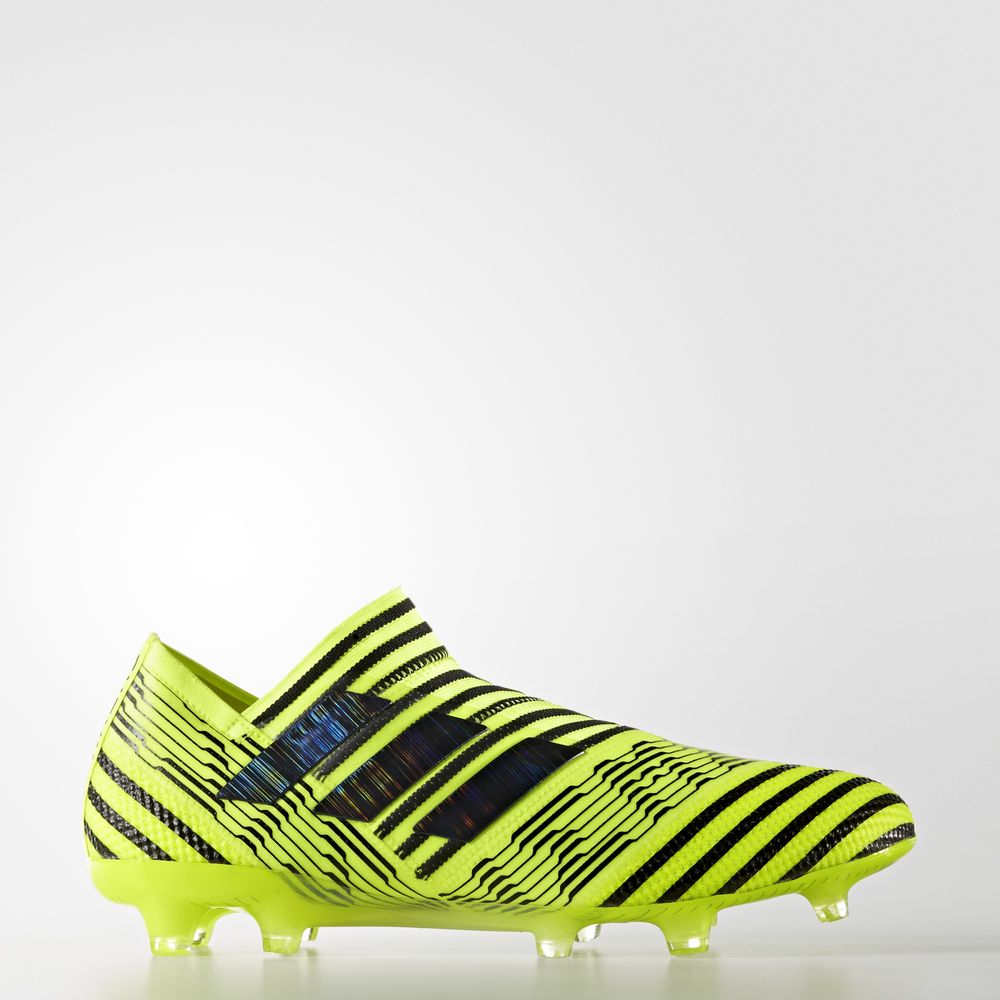 Adidas Nemeziz 17+ 360 Agility Firm Ground - ποδοσφαιρικα παπουτσια ανδρικα - Κίτρινα/Μαυρα,Μέγεθος: